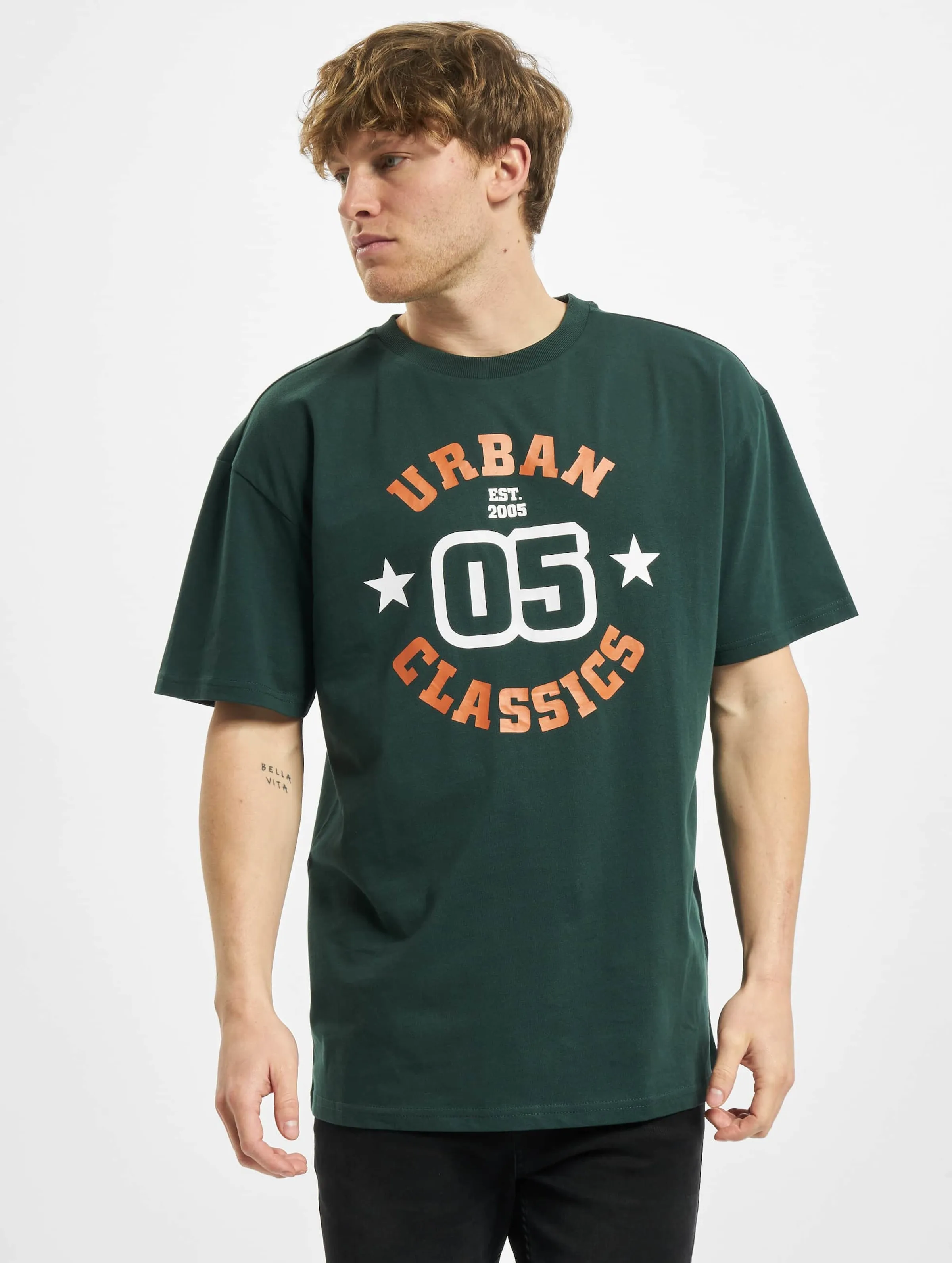 Urban Classics College Print Tee
