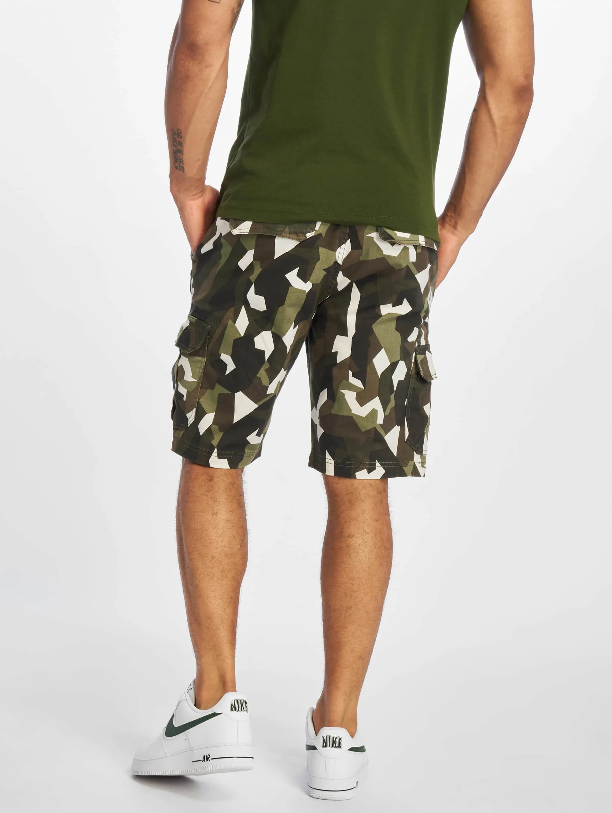 Urban Classics Geometric Stretch Twill