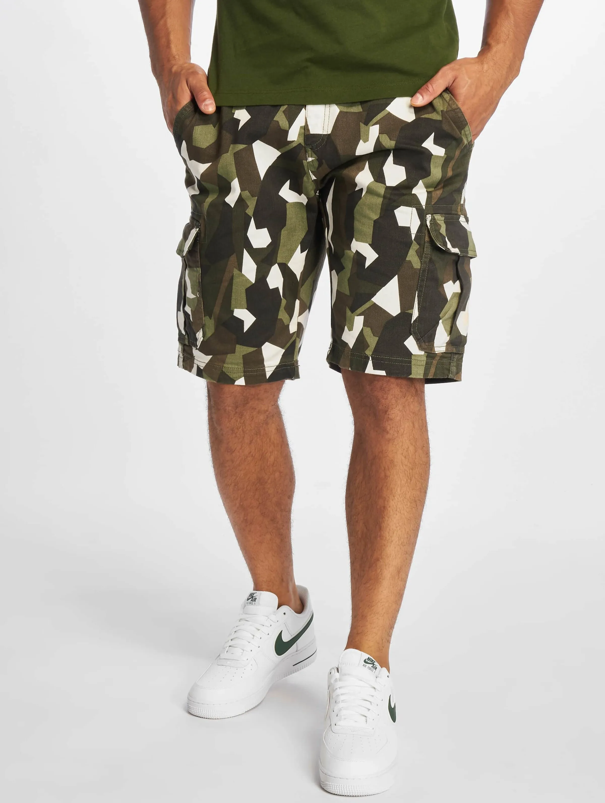 Urban Classics Geometric Stretch Twill