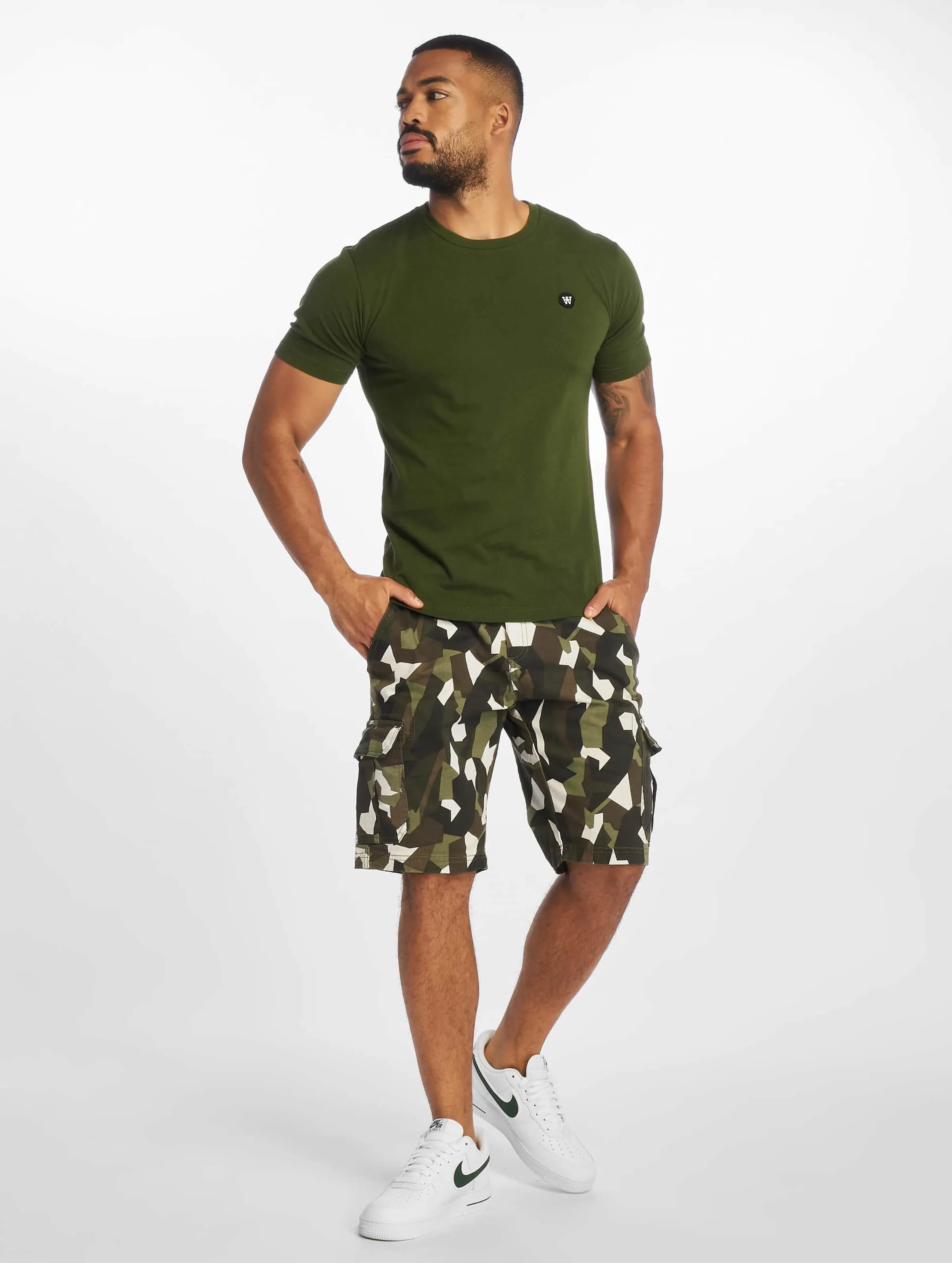 Urban Classics Geometric Stretch Twill