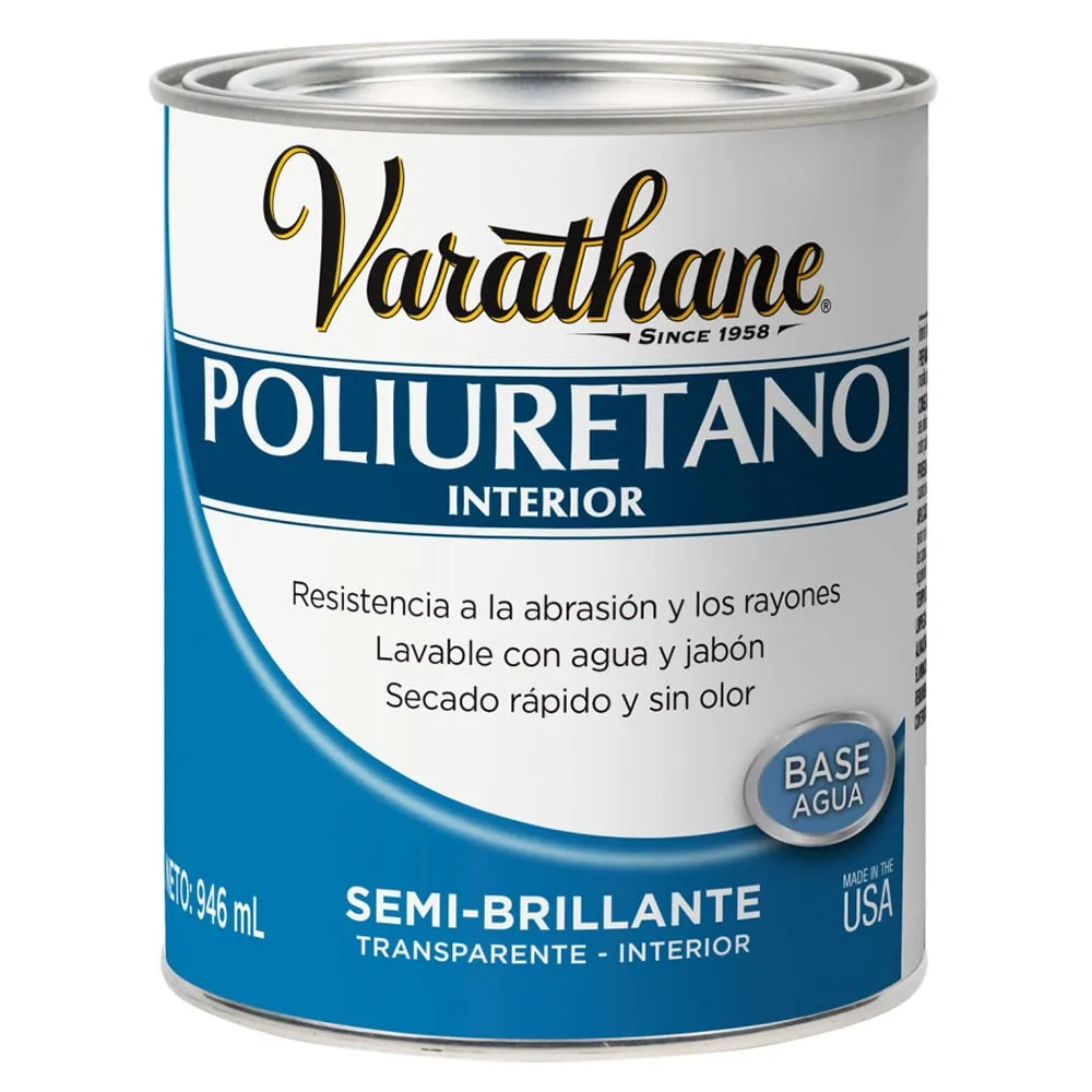 Varathane Poliuretano de Interior Semi Brillante 0,946L