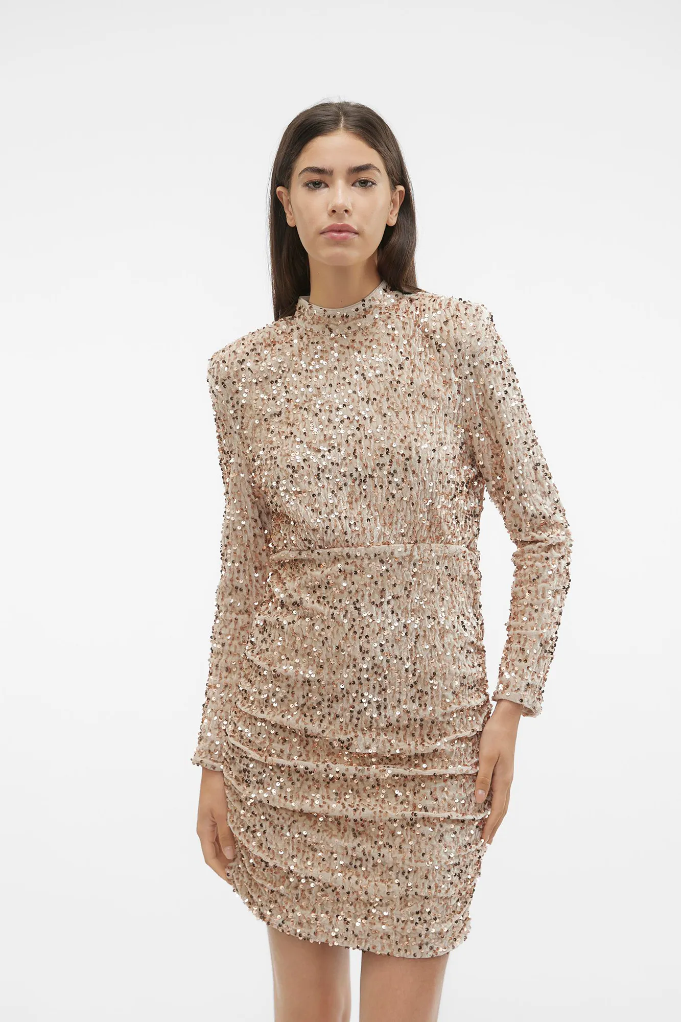 Vero Moda Vestido de lentejuelas