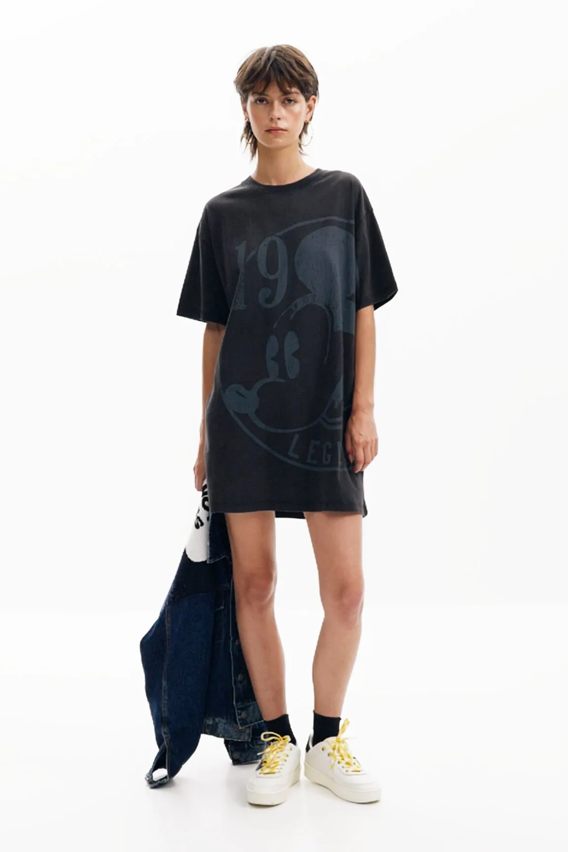 Vestit curt màniga curta Mickey