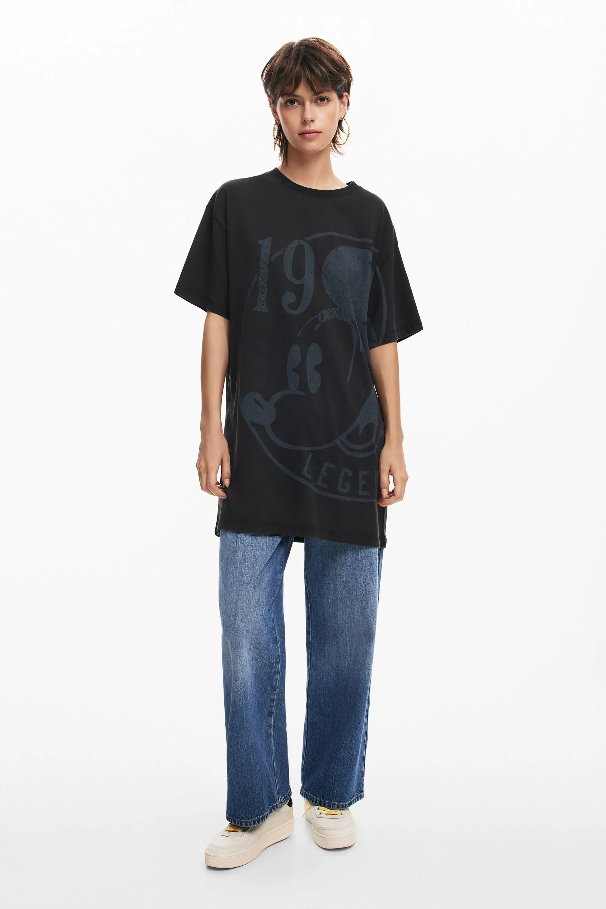 Vestit curt màniga curta Mickey