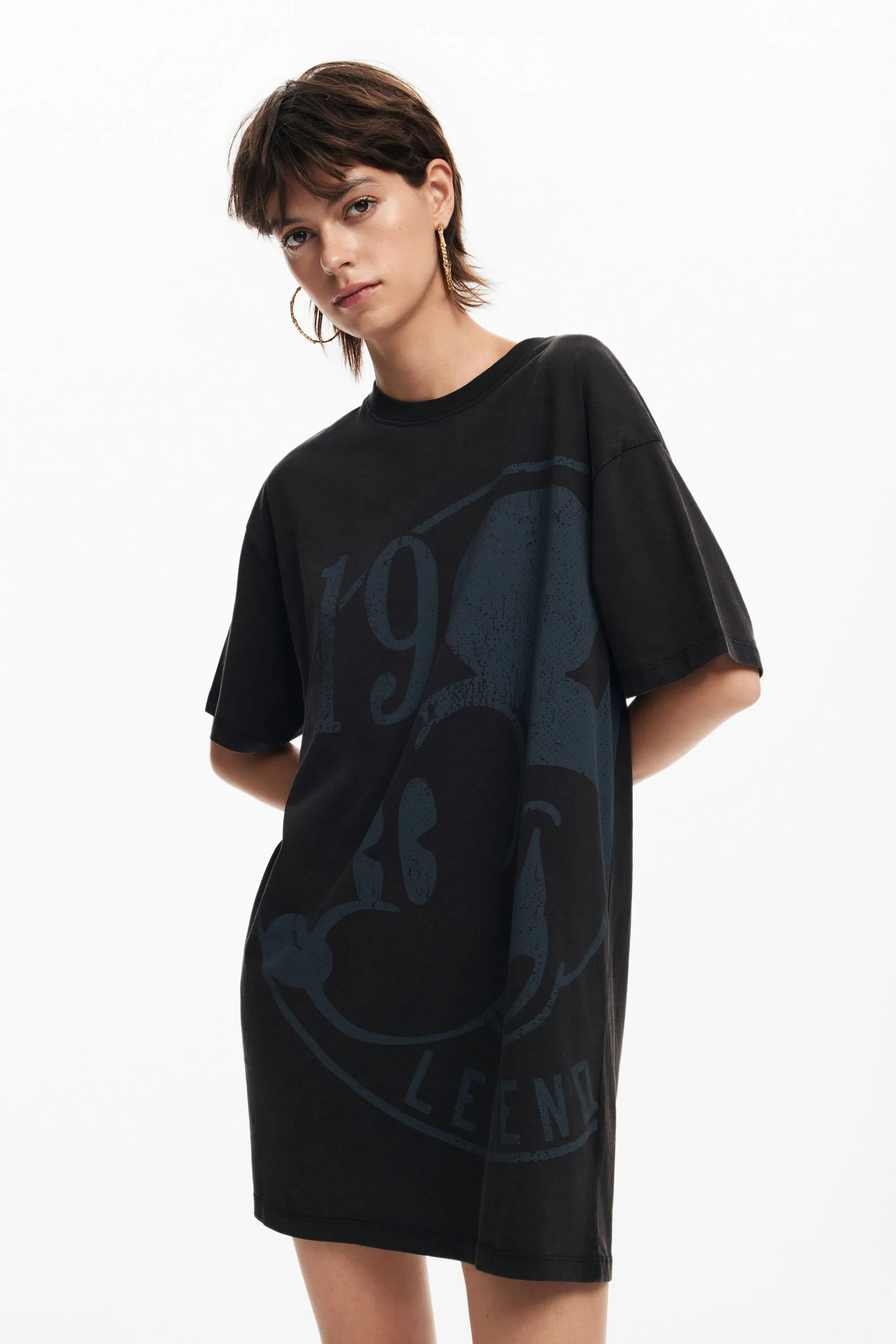 Vestit curt màniga curta Mickey