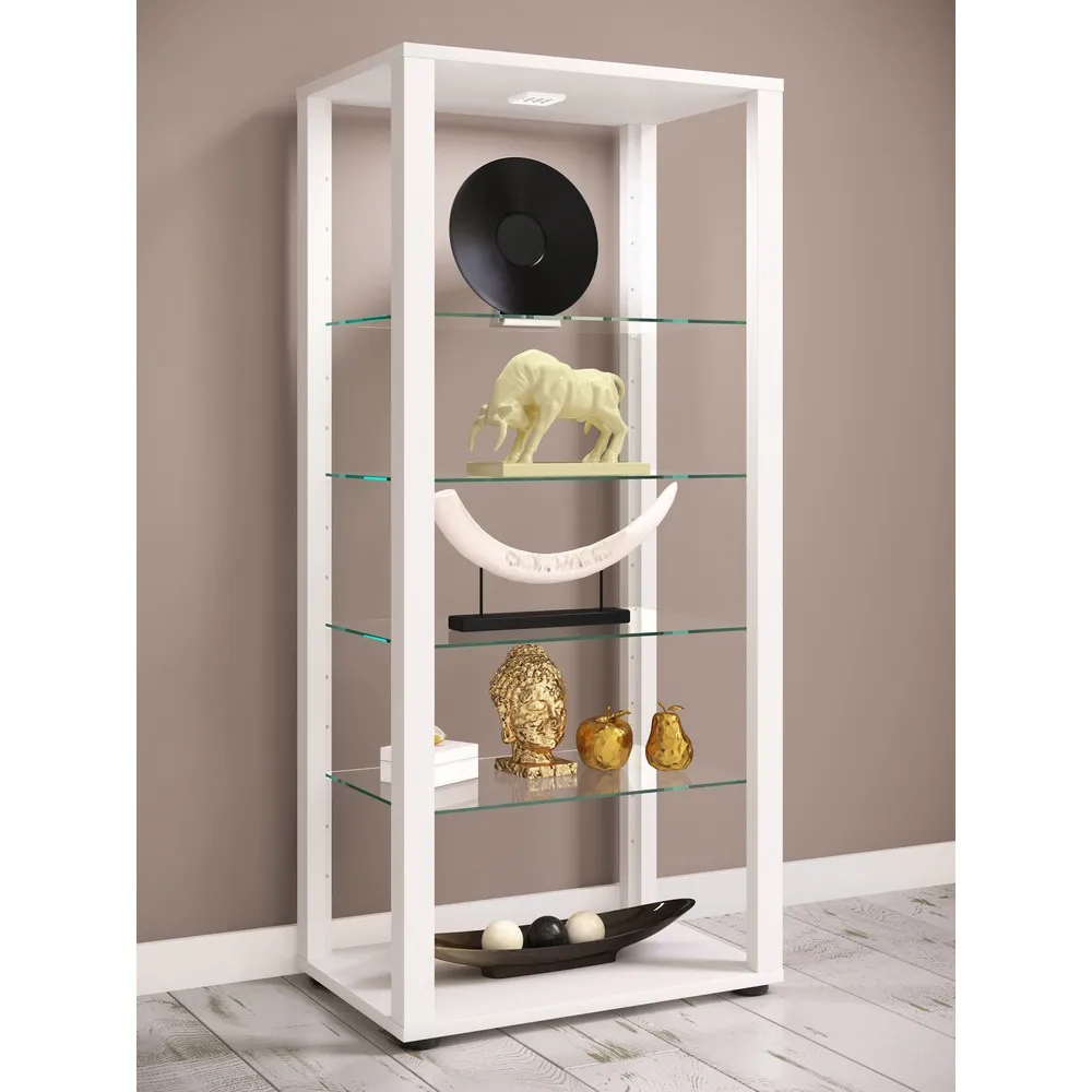 Vitrina vertical Glasol IV, blanco