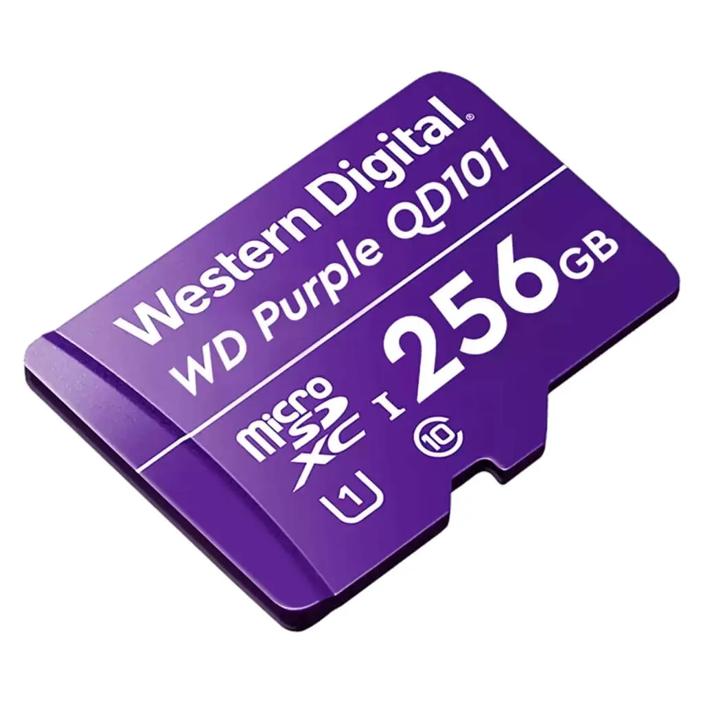 Western Digital Tarjeta de Memoria Purple 256GB SC QD101 Ultra Endurance, WDD256G1P0C