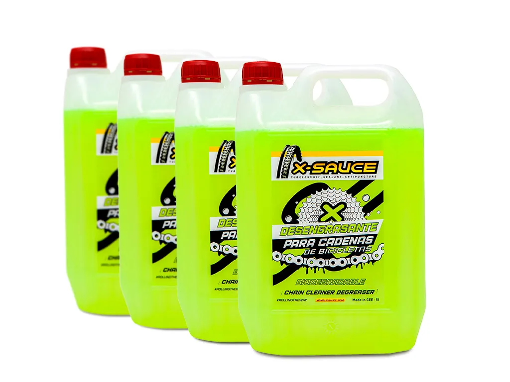 XSAUCE DESENGRASANTE PARA CADENAS 5L (FLUOR) 4UNDS