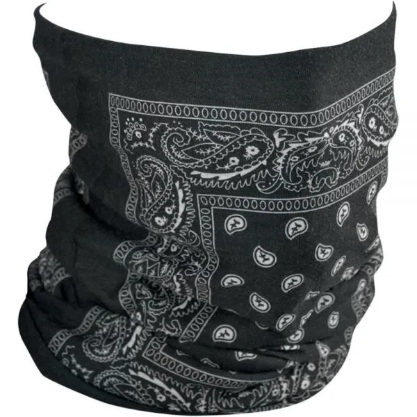 Zanheadgear Black Paisley 