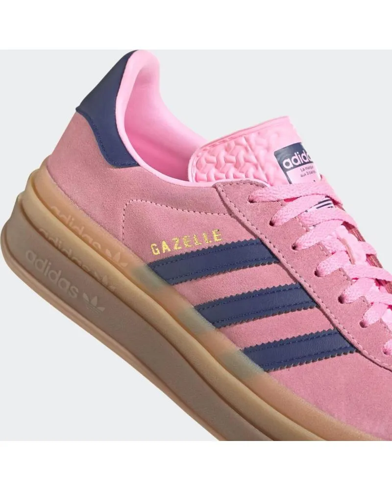 ZAPATILLAS DEPORTE ADIDAS  DE MUJER GAZELLE BOLD H06122 PINK GLOW  VICTORY BLUE  GUM  36 23  LIGHT PINK