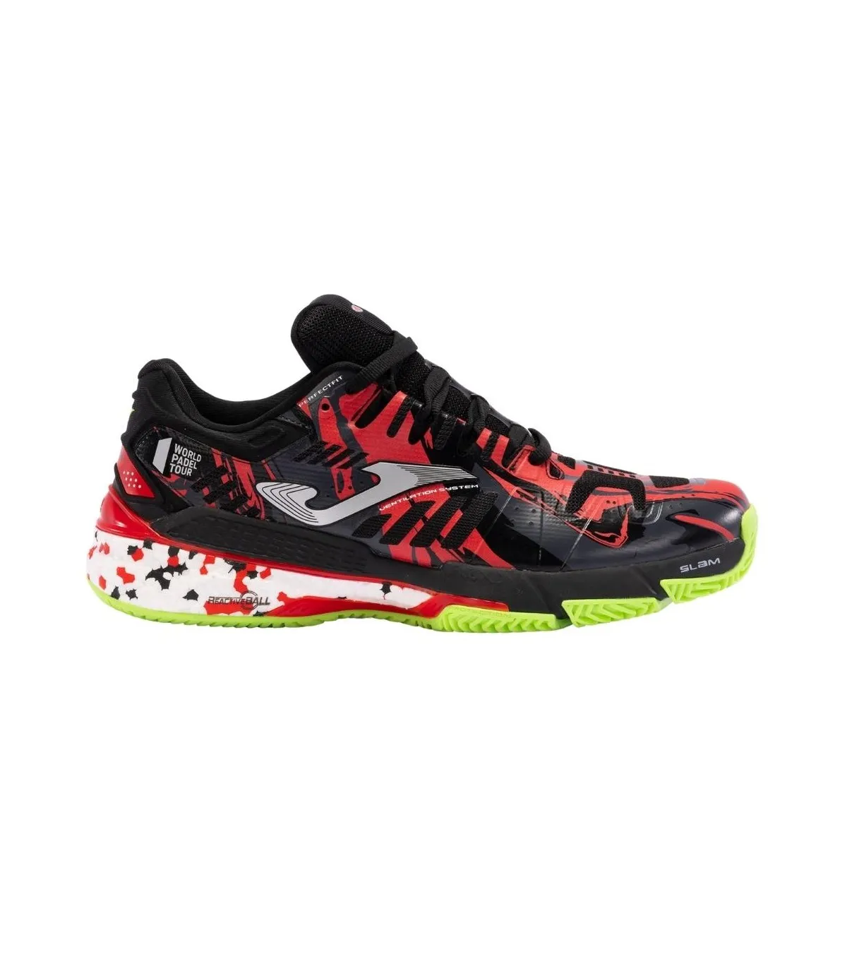 Zapatillas Joma T.Slam 2301 Negro Rojo