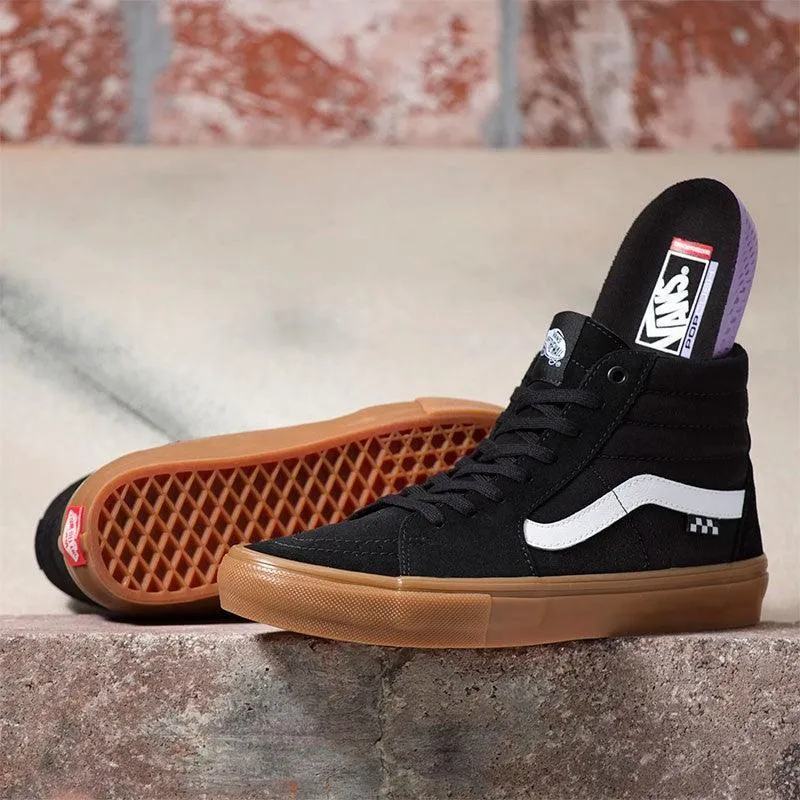Zapatillas Vans M Skate Sk8 Hi Negro Marron