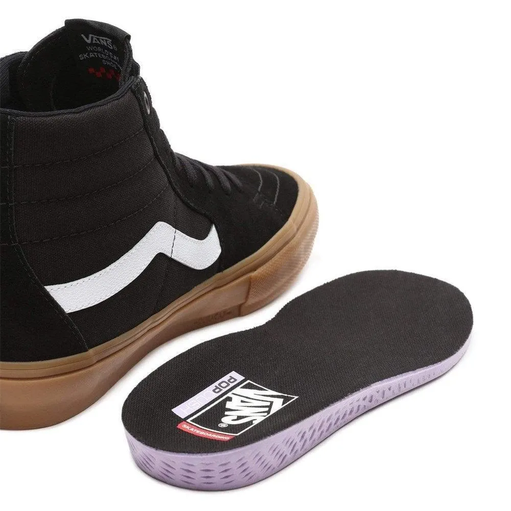 Zapatillas Vans M Skate Sk8 Hi Negro Marron