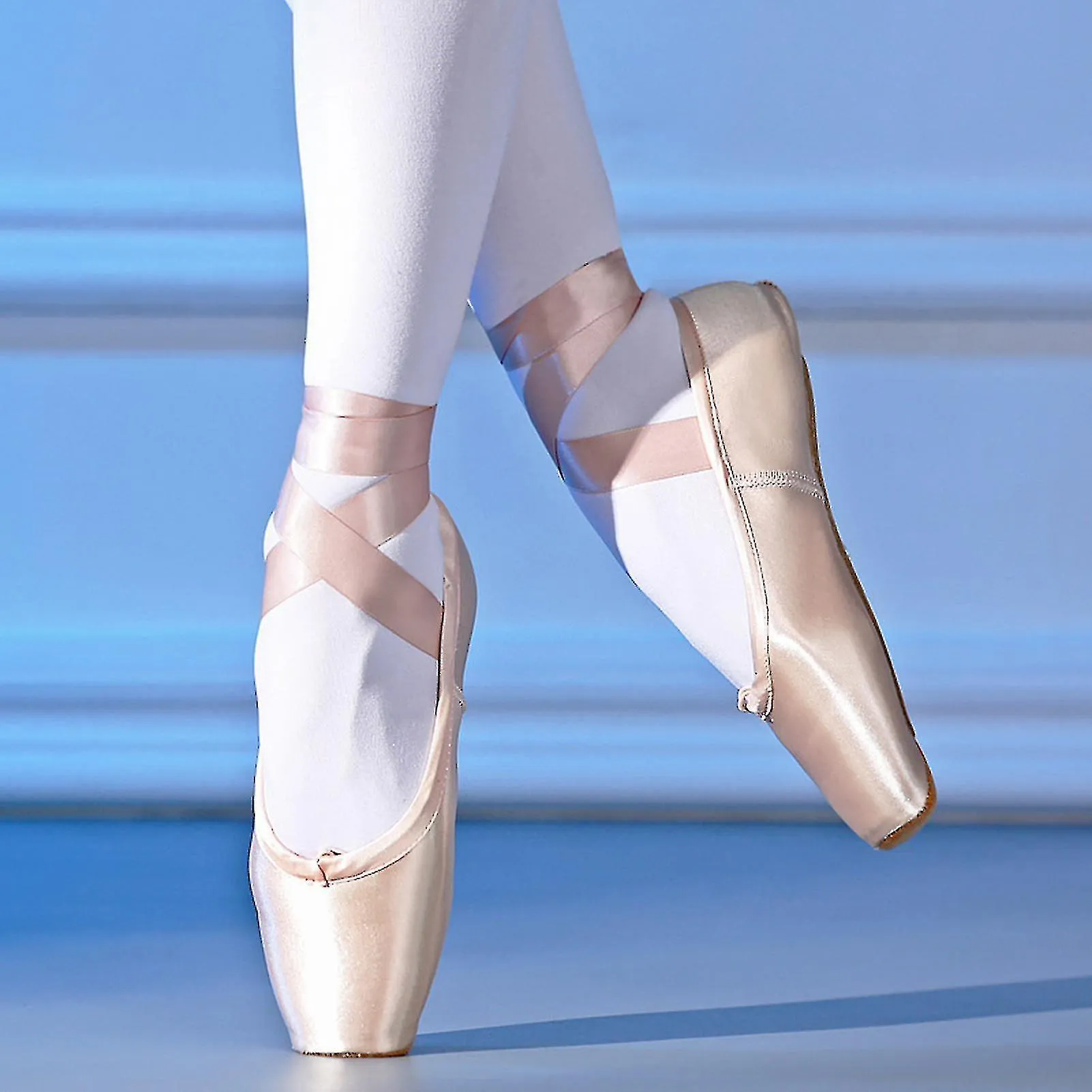 ZAPATOS DE PUNTA DE SATéN PARA MUJER  DISEñO DE CORDONES PARA BAILARINAS, REGALO IDEAL PARA LOS AMANTES DEL BAILE DE BALLET