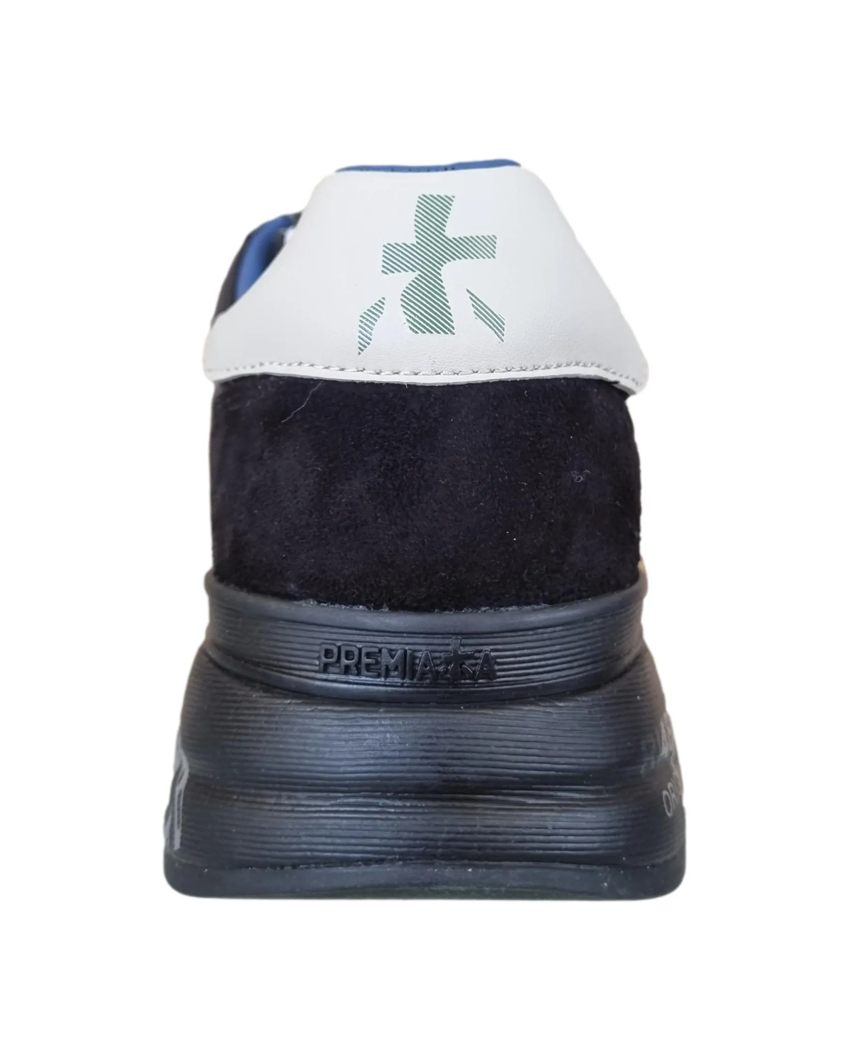 Zapatos hombre Premiata Sneaker nylon y ante LANDER_7079 negro