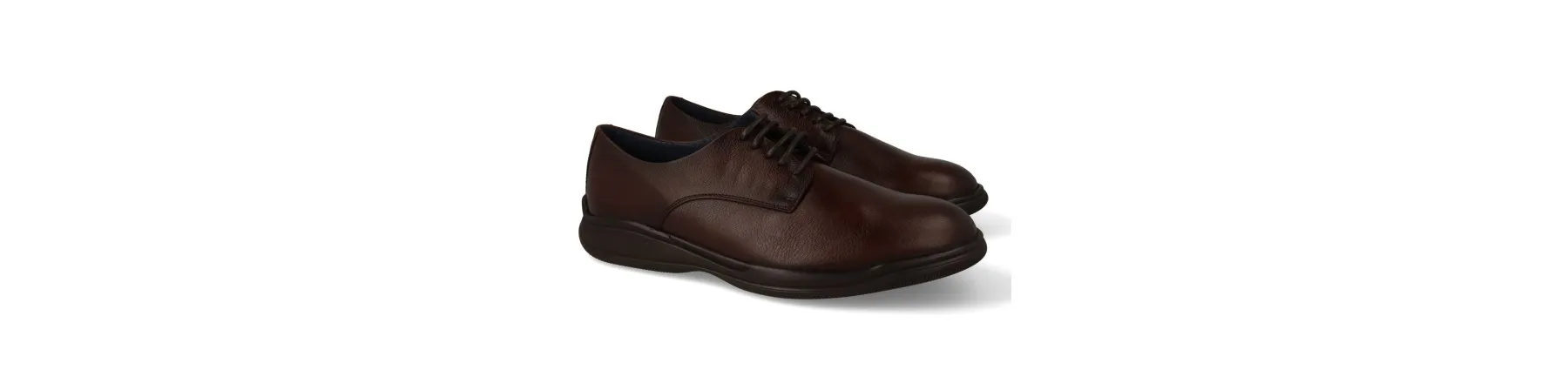 ZAPATOS MARRONES HOMBRE PIEL MOD. BELMONT