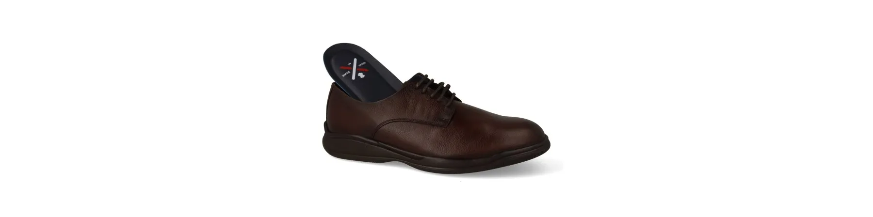 ZAPATOS MARRONES HOMBRE PIEL MOD. BELMONT