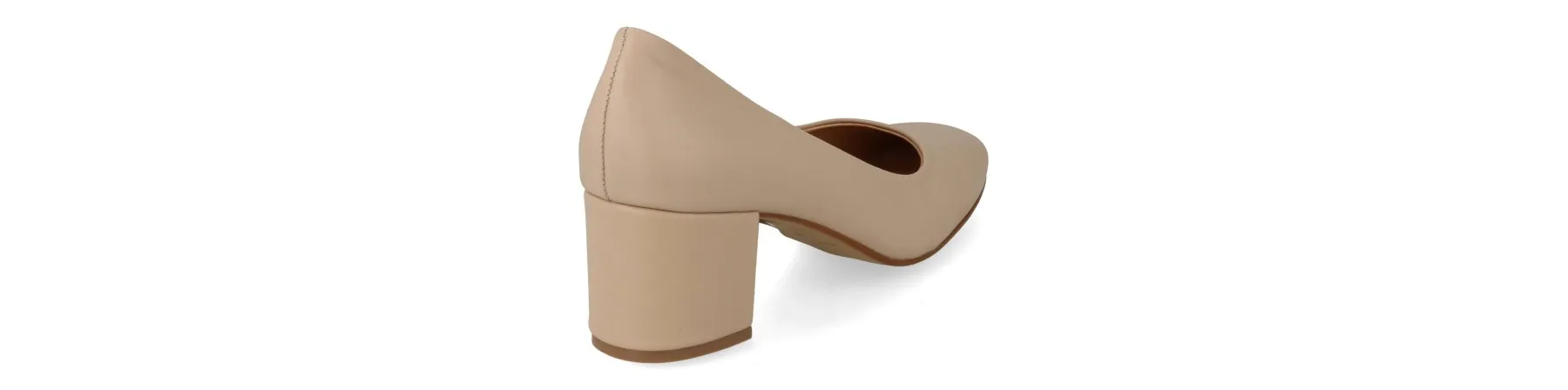 ZAPATOS TACON COMODOS MUJER MOD. BELLA BEIGE