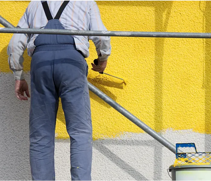 ZINSSER ALLCOAT PINTURA EXTERIOR PARA PAREDES RAL 7047 GRIS TELE 4  10 LITRO
